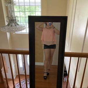 Pink Flowy Sleeveless Blouse